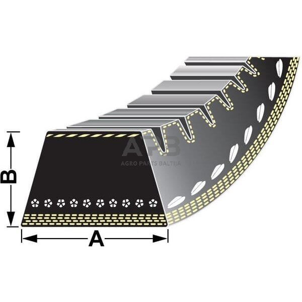 Ventiliatoriaus dirželis 1450mm Vapormatic VPE6417