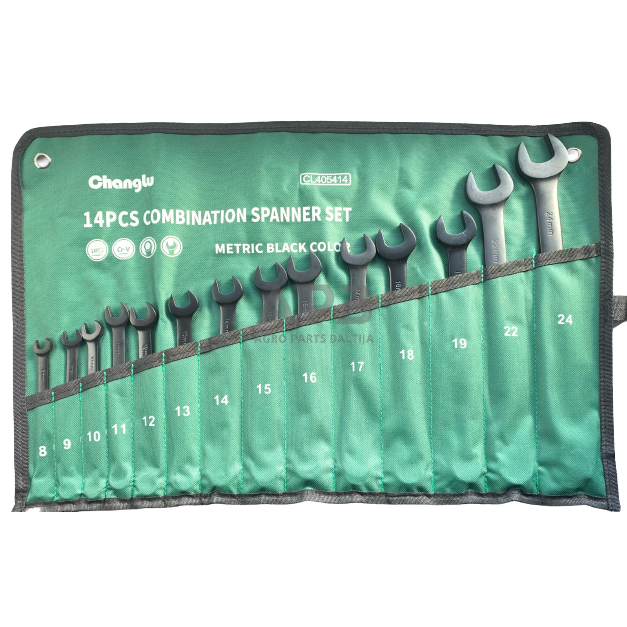 Veržliarakčių kombinuotų rinkinys (14vnt)(8-24mm) Veržliarakčių kombinuotų rinkinys (14vnt)(8-24mm)