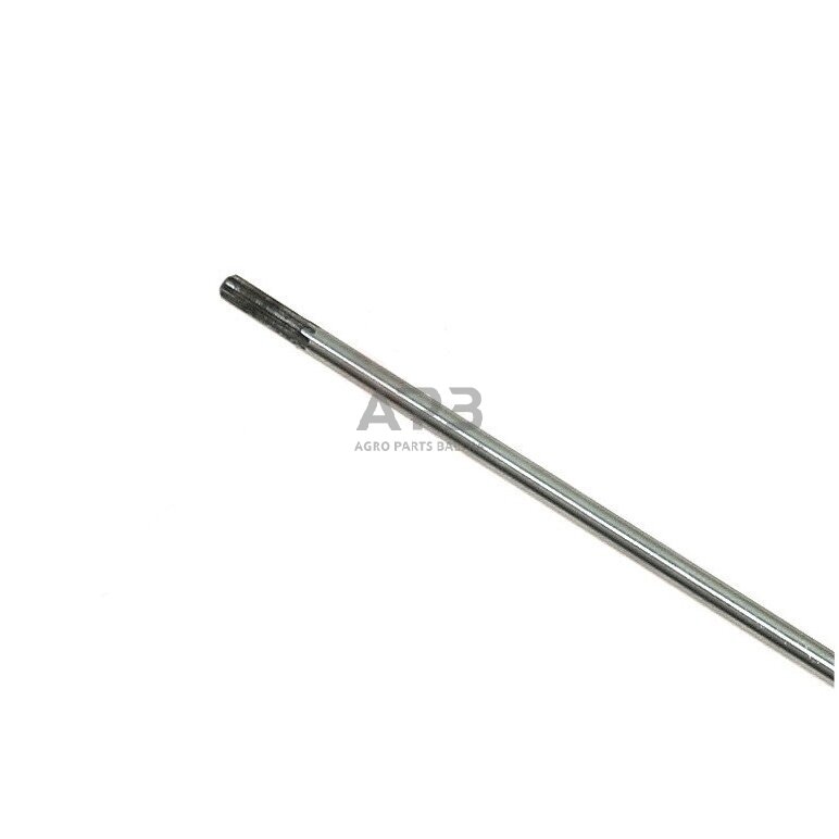 Trimerio velenas 762,00 mm x 8,00 mm / 9T devyniakampė žvaigždutė Trimerio velenas 762,00 mm x 8,00 mm / 9T devyniakampė žvaigždutė