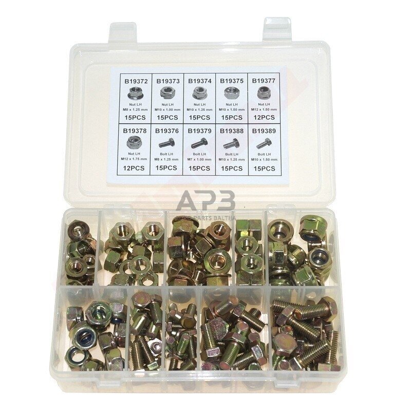 Veržlių ir varžtų rinkinys įrangai 144 Veržlių ir varžtų rinkinys įrangai 144