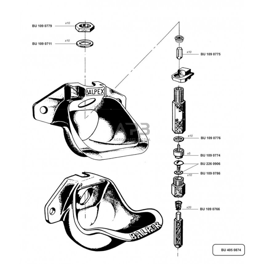 Veržlė LA BUVETTE 1/2" (10vnt.) BU1090779 2 Veržlė LA BUVETTE 1/2" (10vnt.) BU1090779 2