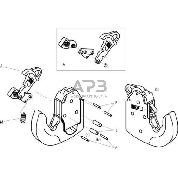 Virinamo kablio spyruoklė CBM 1380109051 1 Virinamo kablio spyruoklė CBM 1380109051 1