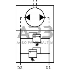 Vožtuvas 25 A 16 OMV A 1"BSP, VADDF25001