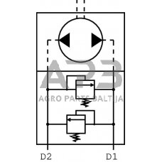 Vožtuvas 25 A 16 OMV A 1"BSP, VADDF25001