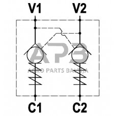 Vožtuvas 3/8-231 FPD382R08023