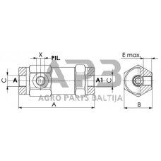Vožtuvas S-06-3/8", VUPSL05001