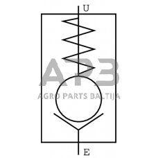 Vožtuvas S 08 (5.0 bar), LCV10002
