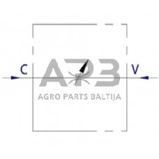 Vožtuvas VRB, G3/8", C056V0555