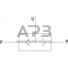 Vožtuvas VU2P, G1/2", C056V0670