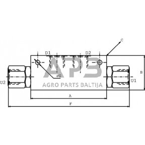 Vožtuvas A-04-1/4", VBPDL03001