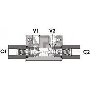 Vožtuvas S-06-3/8" , KOHU05001