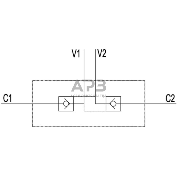 Vožtuvas 1/4 BSP, C056V0010 1 Vožtuvas 1/4 BSP, C056V0010 1