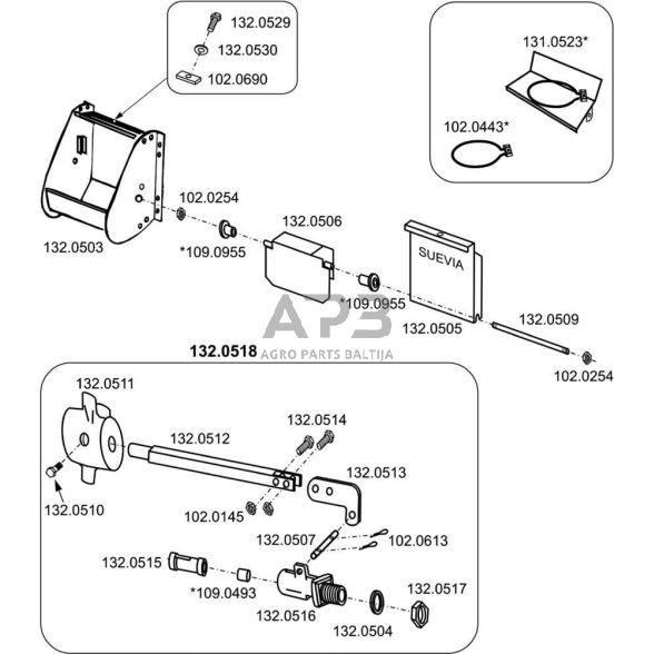 Vožtuvas Suevia SU1320518 1 Vožtuvas Suevia SU1320518 1