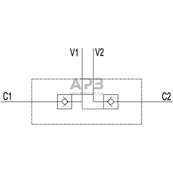 Vožtuvas 3/8 BSP, C056V0020 1 Vožtuvas 3/8 BSP, C056V0020 1