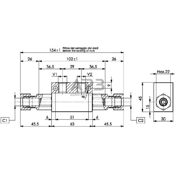 Vožtuvas 3/8" FPD3820L2ROSR 4 Vožtuvas 3/8" FPD3820L2ROSR 4
