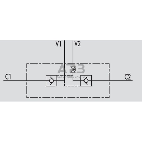 Vožtuvas, G3/8" – 12L, C056V0134 1 Vožtuvas, G3/8" – 12L, C056V0134 1