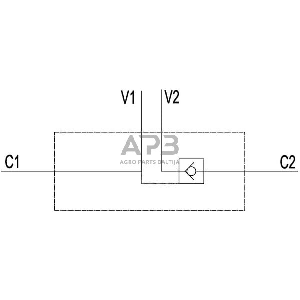 Vožtuvas VBPSE, G1/2", C056V0240 1 Vožtuvas VBPSE, G1/2", C056V0240 1