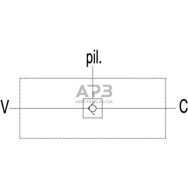 Vožtuvas VBPSL, G1/2", C056V0203 1