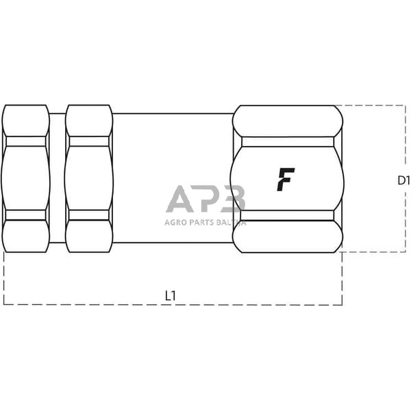 Vožtuvas VU12F12F 2 Vožtuvas VU12F12F 2