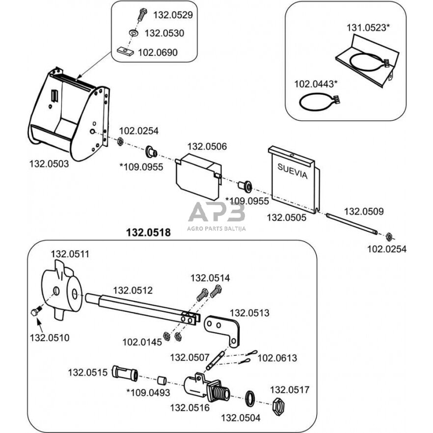 Vožtuvas Suevia SU1320518 1 Vožtuvas Suevia SU1320518 1
