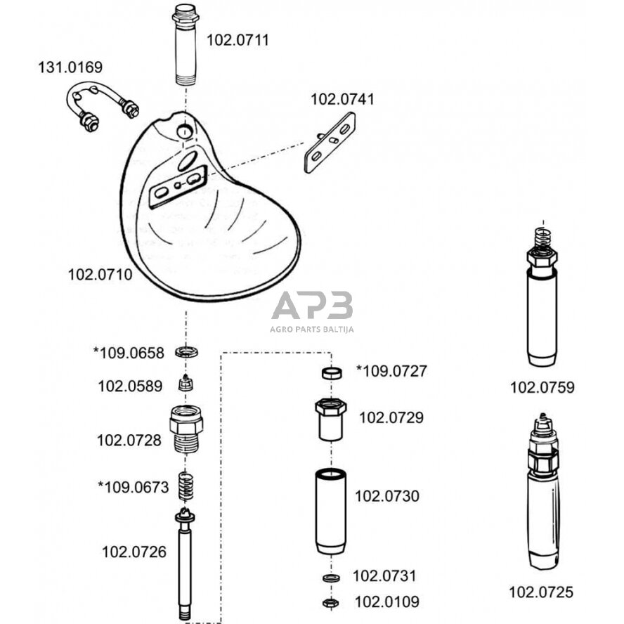 Vožtuvas Suevia SU1020725 2 Vožtuvas Suevia SU1020725 2