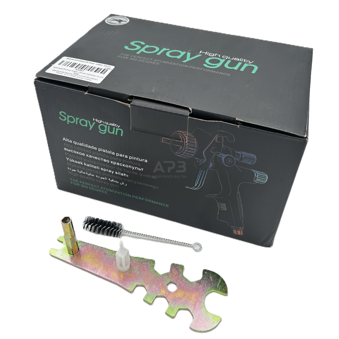 Žemo slėgio pulverizatorius Ø1.4mm (HVLP) 1 Žemo slėgio pulverizatorius Ø1.4mm (HVLP) 1