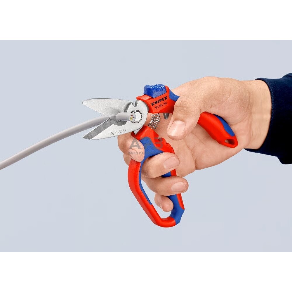 Žirklės lenktos elektrikams KNIPEX 14 Žirklės lenktos elektrikams KNIPEX 14