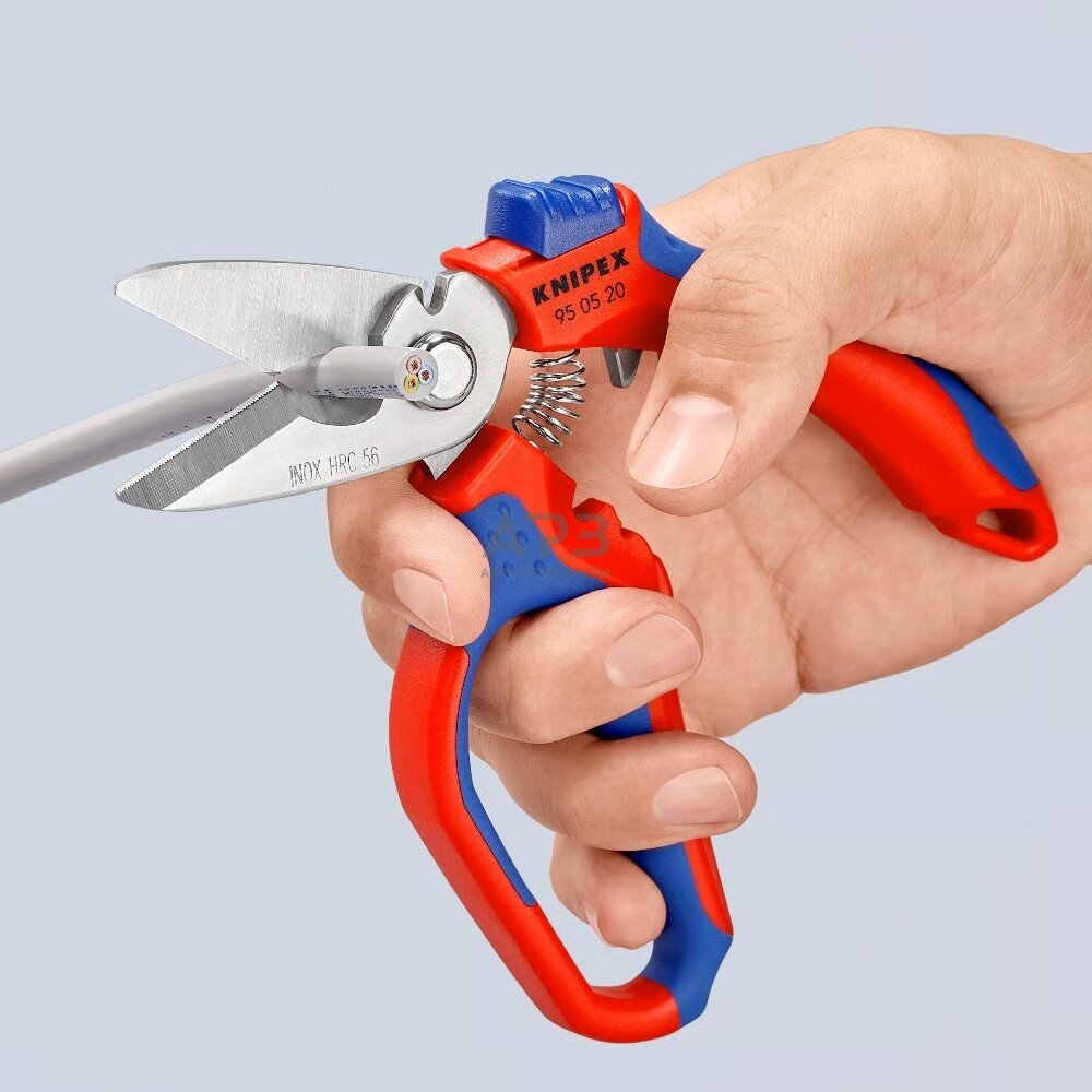 Žirklės lenktos elektrikams KNIPEX 8 Žirklės lenktos elektrikams KNIPEX 8