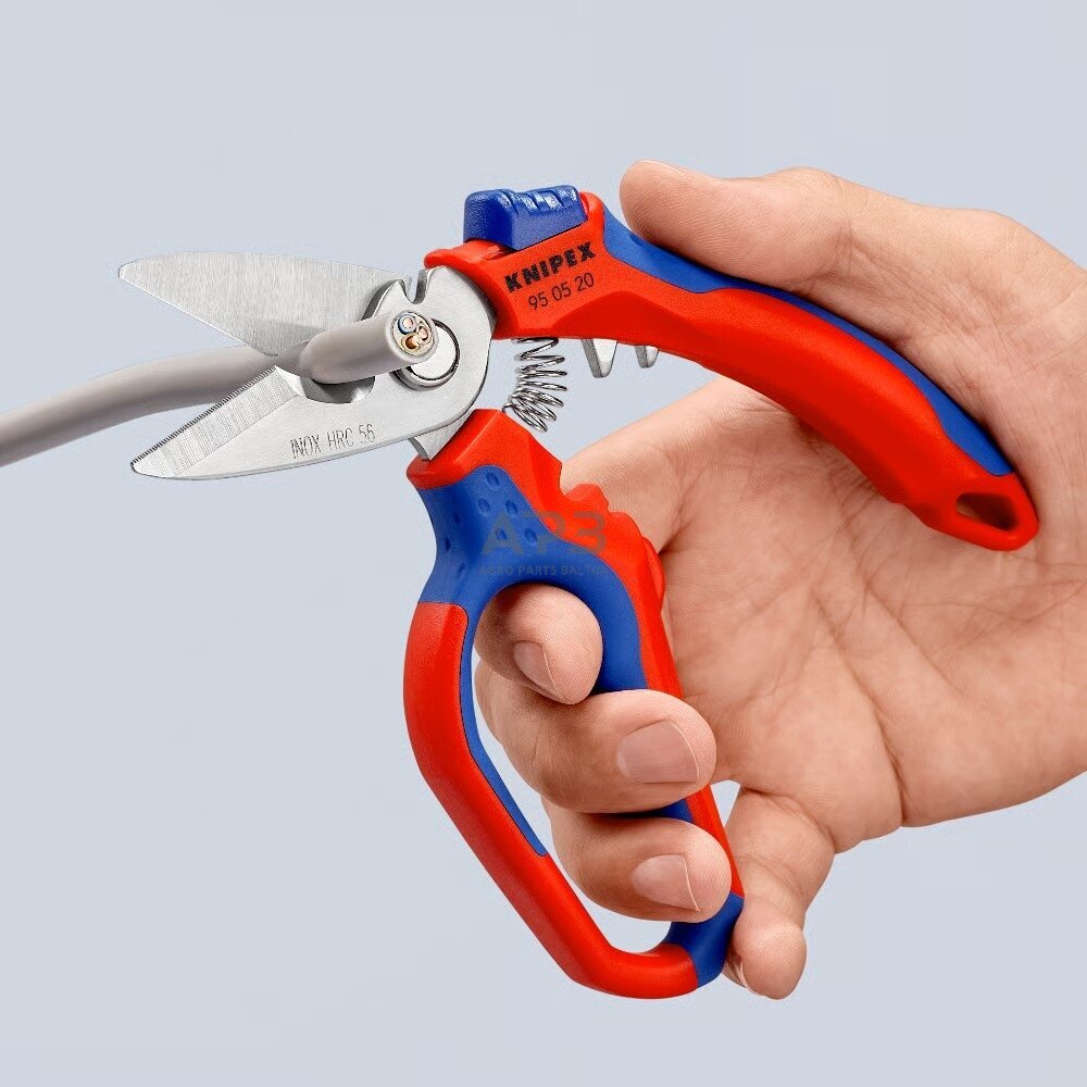 Žirklės lenktos elektrikams KNIPEX 9 Žirklės lenktos elektrikams KNIPEX 9