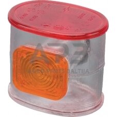 Žibintas, gintaras/raudonas/skaidrus Aspöck 188136007