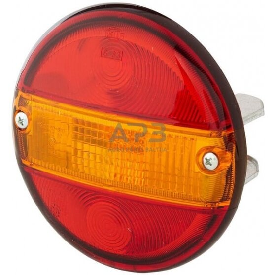 Žibintas, gintarinė/raudona, apvalus Ø140mm Hella 9EL113324001 Žibintas, gintarinė/raudona, apvalus Ø140mm Hella 9EL113324001