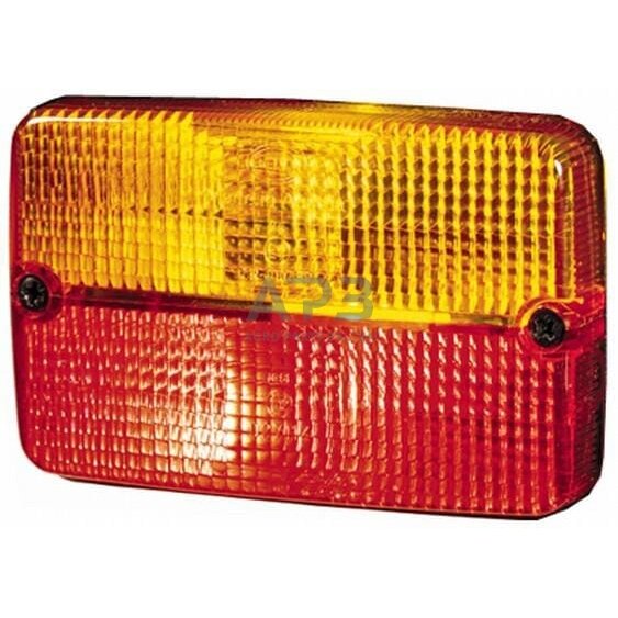 Žibintas, raudona/gintarinė, stačiakampis 120x80mm Hella 9EL997469001 5 Žibintas, raudona/gintarinė, stačiakampis 120x80mm Hella 9EL997469001 5