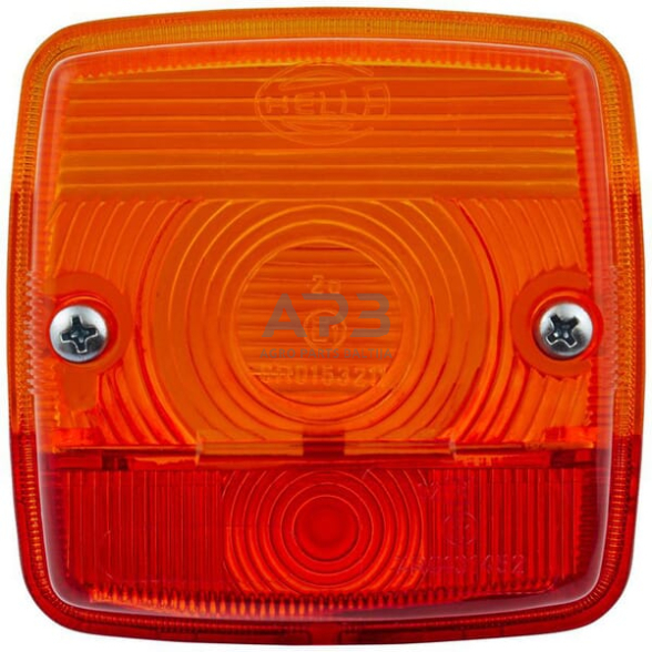 Žibintas, gintarinė/raudona, kvadratas Hella 9EL115003011 1 Žibintas, gintarinė/raudona, kvadratas Hella 9EL115003011 1