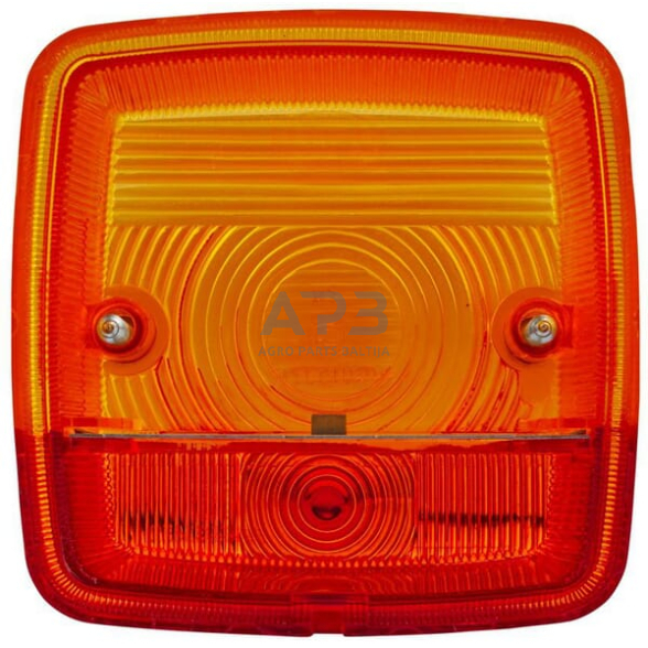 Žibintas, gintarinė/raudona, kvadratas Hella 9EL115003011 3 Žibintas, gintarinė/raudona, kvadratas Hella 9EL115003011 3