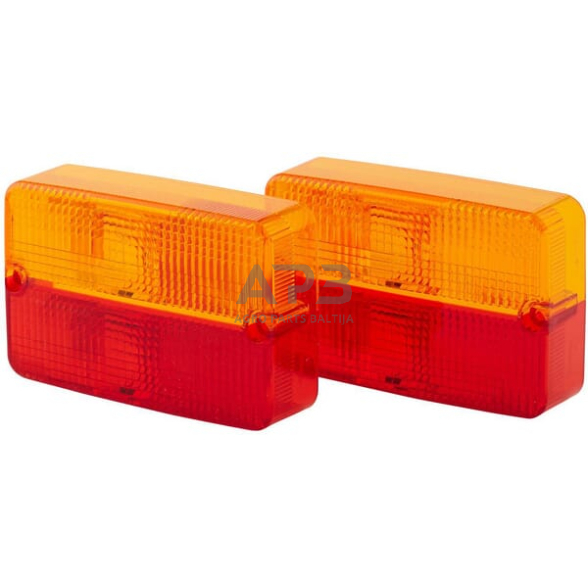 Žibintas, raudona/gintarinė, stačiakampis 120x80mm Hella 9EL997469001 Žibintas, raudona/gintarinė, stačiakampis 120x80mm Hella 9EL997469001