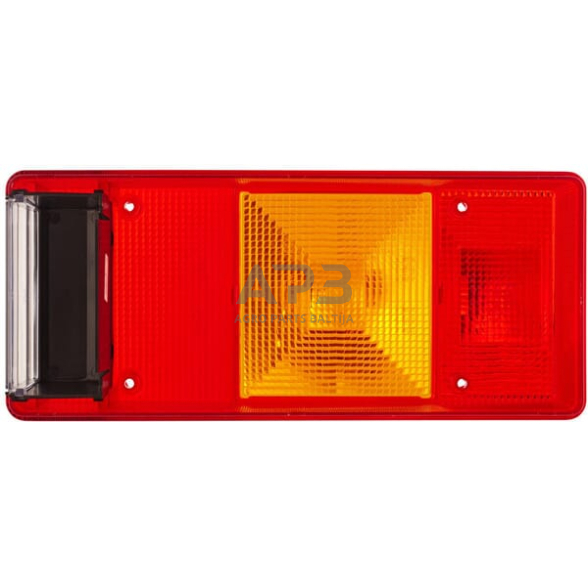 Žibintas, raudona/skaidri/gintarinė Hella 9EL147096001 3 Žibintas, raudona/skaidri/gintarinė Hella 9EL147096001 3