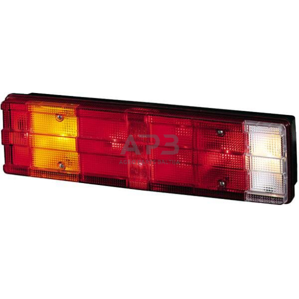 Žibintas, raudona/skaidri/gintarinė Hella 9EL152891001 5 Žibintas, raudona/skaidri/gintarinė Hella 9EL152891001 5