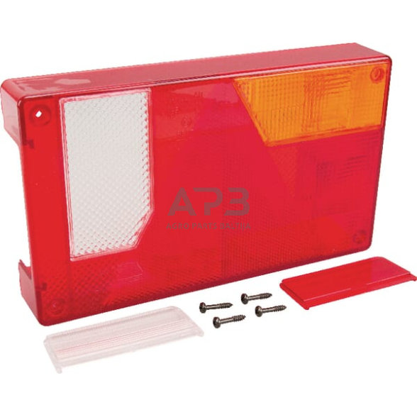 Žibintas, raudona/skaidri/gintarinė, stačiakampis 235x135x35mm rear/right Ajba LA62204 Žibintas, raudona/skaidri/gintarinė, stačiakampis 235x135x35mm rear/right Ajba LA62204