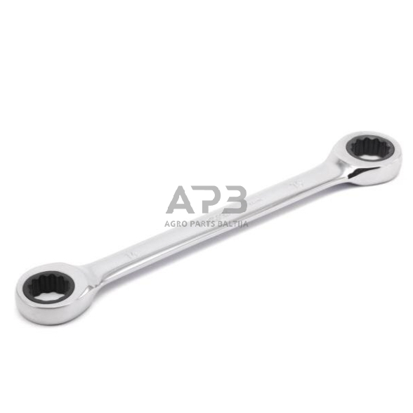 Žiedinių raktų su terkšle rinkinys 6vnt. 2 Žiedinių raktų su terkšle rinkinys 6vnt. 2