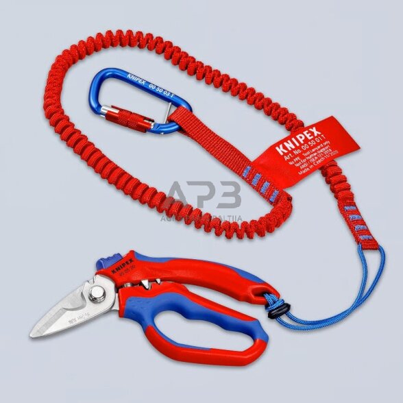 Žirklės lenktos elektrikams KNIPEX 17