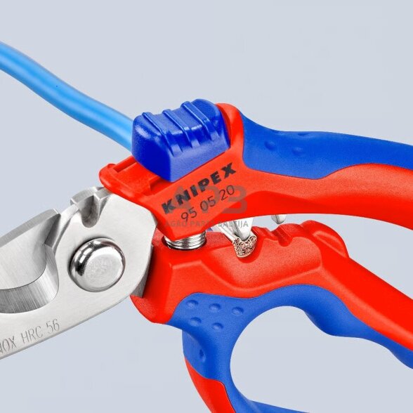 Žirklės lenktos elektrikams KNIPEX 4