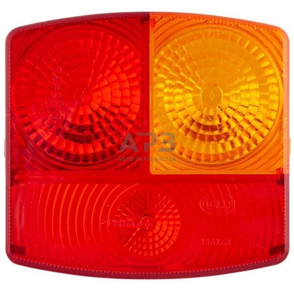 Žibintas dešininis, raudona, kvadratas Hella 9EL137308001 1