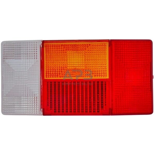 Žibintas dešininis, raudona/skaidri/gintarinė, stačiakampis Hella 9EL136825011 1