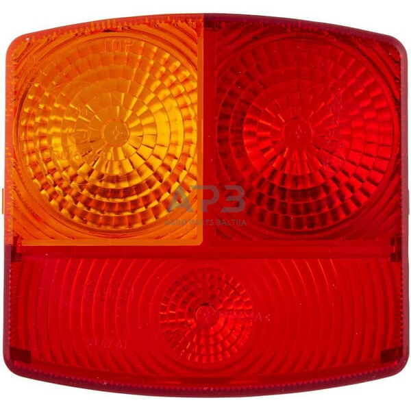 Žibintas kairinis, gintarinė/raudona, kvadratas Hella 9EL137307001 1 Žibintas kairinis, gintarinė/raudona, kvadratas Hella 9EL137307001 1