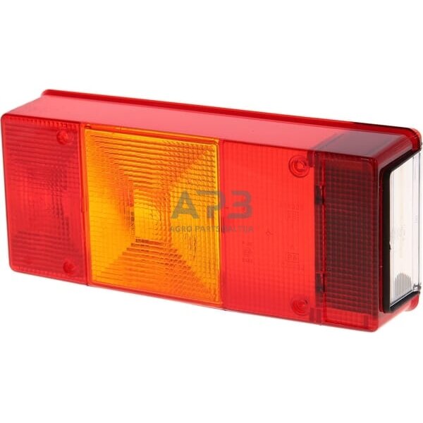 Žibintas kairinis, raudona/skaidri/gintarinė Geka E246 Žibintas kairinis, raudona/skaidri/gintarinė Geka E246