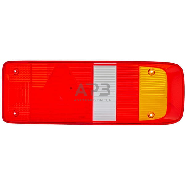 Žibintas kairinis, raudona/skaidri/gintarinė, stačiakampis Hella 9EL340829031 3