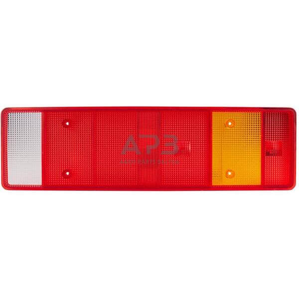 Žibintas, raudona/skaidri/gintarinė, stačiakampis 468x134x30mm Hella 9EL152889001 3