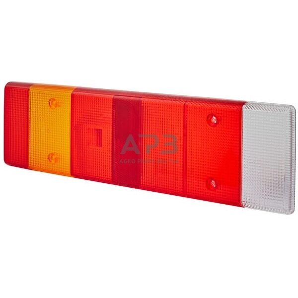 Žibintas, raudona/skaidri/gintarinė, stačiakampis Hella 9EL146887001 Žibintas, raudona/skaidri/gintarinė, stačiakampis Hella 9EL146887001