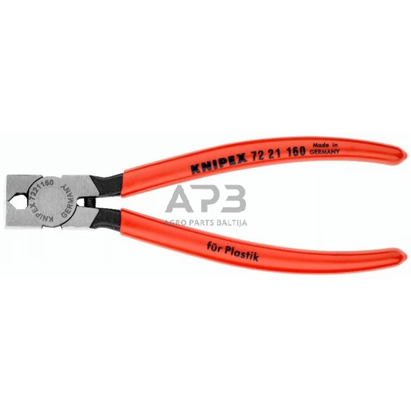 Žnyplės plastikui 160mm KNIPEX Žnyplės plastikui 160mm KNIPEX