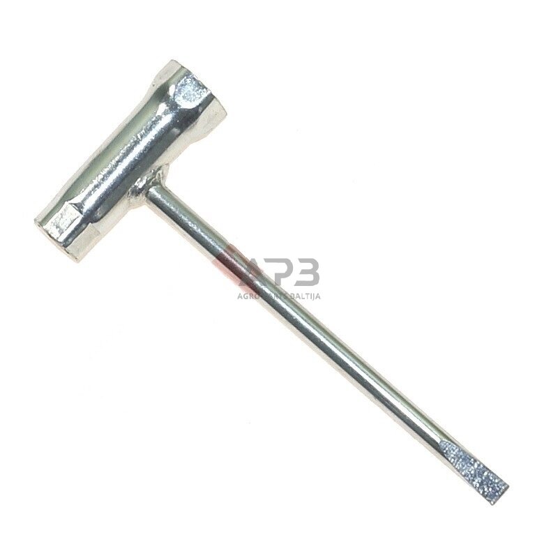 Žvakės raktas su atsuktuvu 13 x 19 Žvakės raktas su atsuktuvu 13 x 19